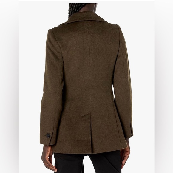 Lark & Ro Dark Brown women’s peacoat size 8 - Picture 5 of 7